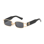 Óculos de Sol Vintage Retangular Hayes UV400 (FRETE GRÁTIS)