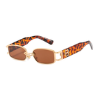 Óculos de Sol Vintage Retangular Hayes UV400 (FRETE GRÁTIS)