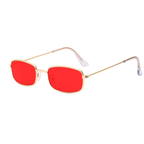 Óculos De Sol Vintage Retangular UV400 (Frete Grátis)