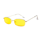 Óculos De Sol Vintage Retangular UV400 (Frete Grátis)